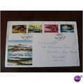 Jersey 1973 Marine Life 3 fine used stamps spid...