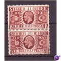 George v hm mnh 11/2d jubilee pair sg455