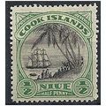 Niue 1932 SG62 1/2d Black & Emerald Mounted Min...