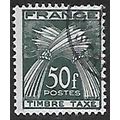 Po Mi 91: 50 Fr. deep green Postage Due Stamp: ...