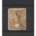 Zanzibar.SG278 3c Orange-Yellow.Fine Used.Jul24d