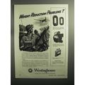 1943 WWII Westinghouse Ad