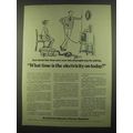 1974 American Electric Power Ad - Time Electricity On