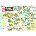 United Kingdom; land map; Manchester The Peak D...
