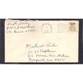 Cover Postmarked BPS Label But No Stamp (No Cac...