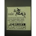 1959 Miller's Riding Clothes Advertisement - Sa...