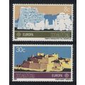 Malta Castles Inventions Europa 2v 1983 MNH SG#...