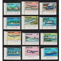 St. Lucia Transport Aircraft Ships Cars 12v Cor...
