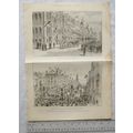 1889 engravings & article Royal Visit to Middle...