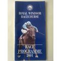 Royal Windsor Horse Racing Racecard Programme M...