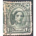 Australia 1942 - SG 204 - 1½d green - Queen Eli...