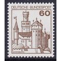 GERMANY 1977 CASTLES 60pf VALUE MNH SG1809