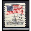 Used 2115a 22c U.S. Flag Very Fine CNS 19 PA5797