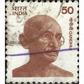 INDIA, Mohandas Karamchand Gandhi, brown & gree...