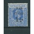 Cayman Islands stamps war stamp sg54 sg 54 hm