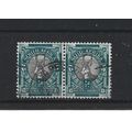 SouthAfrica.SG54 1/2d Sprinbok Pair.Fine Used.A...