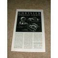 1931 Chrysler Straight Eight Car Ad, Great Stre...