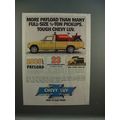 1979 Chevrolet Chevy LUV Truck Ad - More Payload!