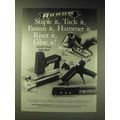 1989 Arrow Ad - T-50 Staple Gun Tacker, ETN-50 electro-Matic Staple gun