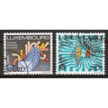 Luxemburg Europa Cept 1988 gestempeld
