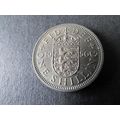 1956 QUEEN ELIZABETH II ENGLISH SHIELD ONE SHIL...