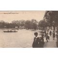 Boating Lake, Victoria Park, London Postcard (L...