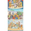 Teddy Bear Band Train Railway Roundabout 3x Med...
