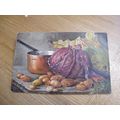 Raphael Tuck Oilette Postcard- Still Life / Veg...