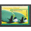 CHRISTMAS ISLAND $1 Emperor Angel Fish 1995 used