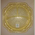 FEDERAL DEPRESSION GLASS MADRID PATTERN YELLOW ...
