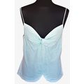 Daphne Reed Strappy Aqua 100% Cotton Embroidery...