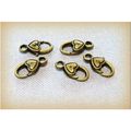 5 No Bronze Carved Large Lobster Clasps Crafts ...