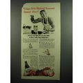 1942 Certo Pectin Ad - Grape Jelly-Making Season