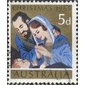 AUSTRALIA, CHRISTMAS, Nativity, gold & blue 196...