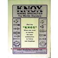 KNOX MFG COMPANY 1928 Just say KNOX mining vint...