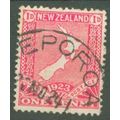 NEW ZEALAND - 1923-25 - 1d carmine - FU