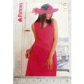 1987 Patons 3348 top with cut-out detail, cotto...