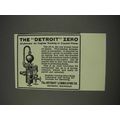 1910 The Detroit Zero Ad - A Lubricator for Eng...