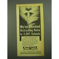 1942 Celotex Sound-Conditioning Ad - Noise in Schools