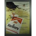 1970 Marlboro Cigarette Ad - Stretch Out on Spread