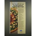 1986 Blue Diamond Almonds Ad - Almond Fruit Tart Recipe