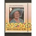 Montserrat 1985 Queen Elizabeth Mother $1.50 Unmounted Mint NM SG642 Sc564 stamp