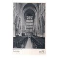 THE NAVE LOOKING EAST, BATH ABBEY unused vintag...