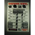 1991 Dennis Kirk Motorcycle Accessories Ad - Guaranteed Lowest Prices