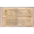 BROADCAST RECEIVING LICENCE certificate BRADENS...
