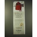 2003 L.L. Bean Ad - Now there's a coat for every climate