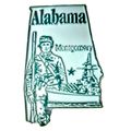 Alabama Montgomery Fridge Magnet