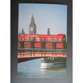 2 London General Red Arrow crossing Lambeth Bri...