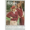Vintage: Robin 2938 slipover & cardigan, DK, 76...