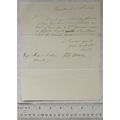1844 letter Thomas Brown, Berwick